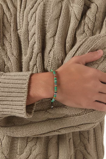 Disc Beaded Bracelet