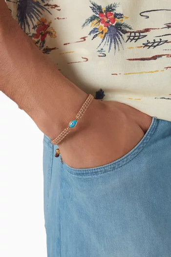 Evil Eye Bracelet in Gold-plated Stainless Steel
