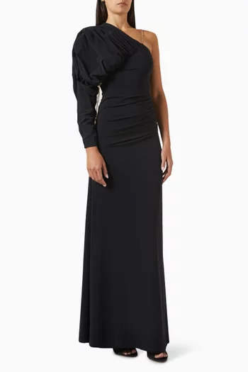 Toga One-shoulder Maxi Dress in Jersey