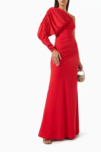 Toga One-shoulder Maxi Dress in Jersey