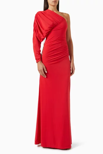 Toga One-shoulder Maxi Dress in Jersey