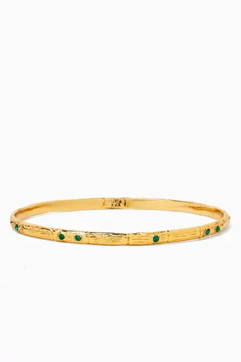 سوار بامبيني معدن مطلي ذهب