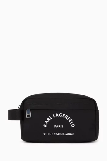 Logo-print Wash Bag in Nylon