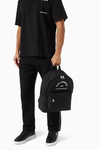 Logo-print Backpack in Nylon
