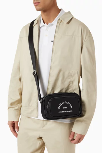 Logo-print Crossbody Bag in Nylon