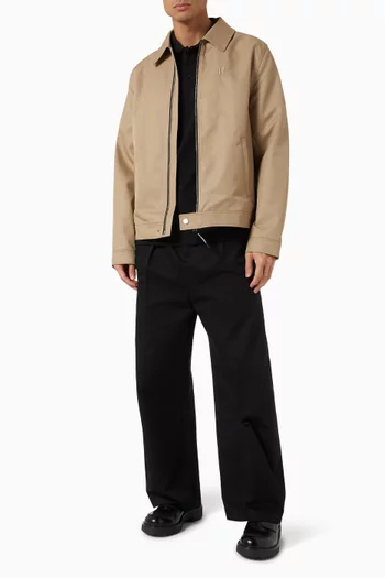 Logo-embroidered Jacket