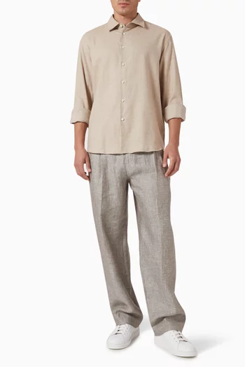 Shirt in Cotton Flannel
