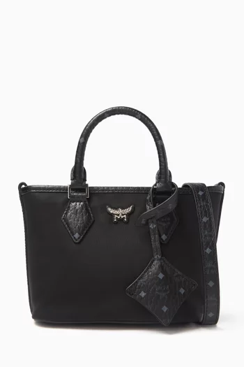 Mini Aren Shopper Tote Bag in Canvas