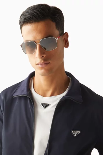 Aviator Sunglasses in Metal