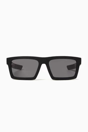 Rectangle Sunglasses in Acetate