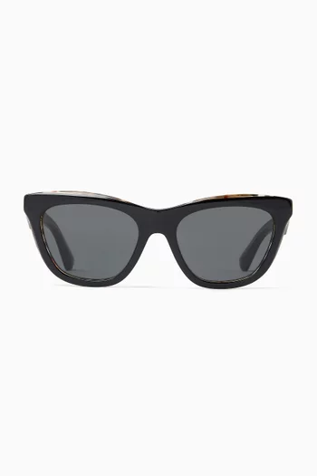 Vintage Check Cat-eye Sunglasses in Acetate
