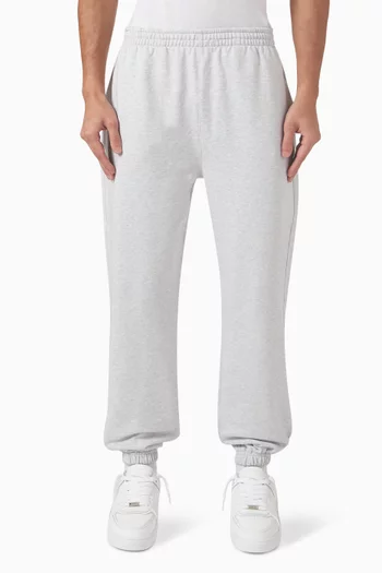 Cuffed Initial Sweatpants in Cotton