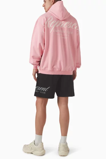 Owners Club Script Hoodie in Cotton