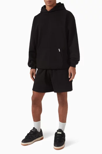 Initial Oversized Hoodie in Cotton Jersey