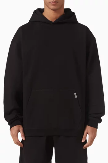Initial Oversized Hoodie in Cotton Jersey
