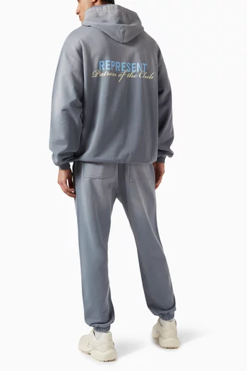 Patron Of The Club Hoodie in Cotton