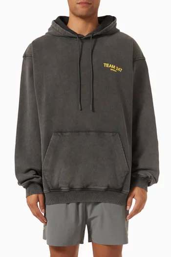 Team 247 Oversized Hoodie in Cotton