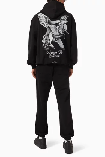 Elegance in Motion Hoodie in Cotton