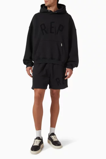 Rep Applique Hoodie in Cotton