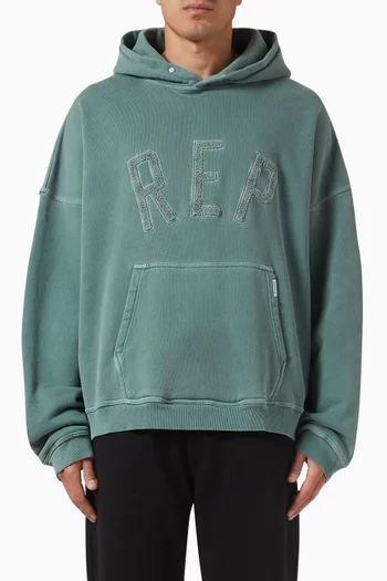 Rep Applique Hoodie in Cotton