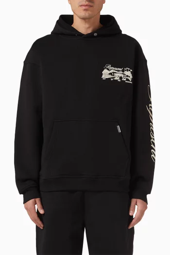Raceway Hoodie in Cotton Jersey
