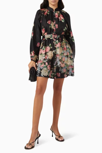 Button-down Dress in Cupro