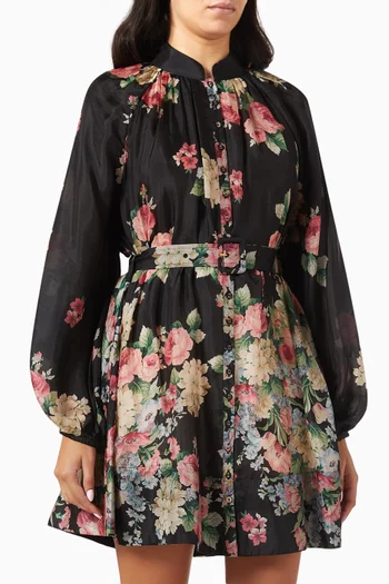 Button-down Dress in Cupro