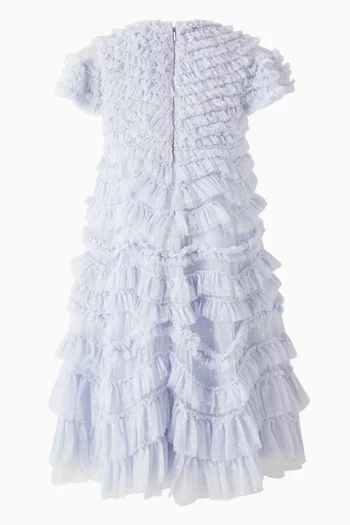 Wild Rose Ruffle Dress