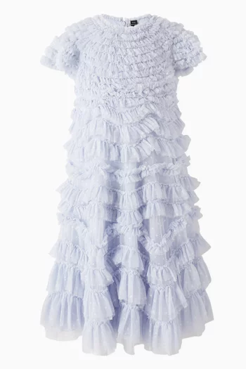 Wild Rose Ruffle Dress