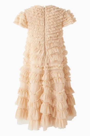 Wild Rose Ruffle Dress