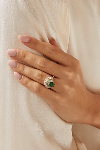 Idyllia Ring in Gold-tone Metal
