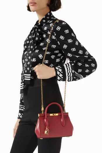 Mini Marlene Top-handle Bag in Calfskin