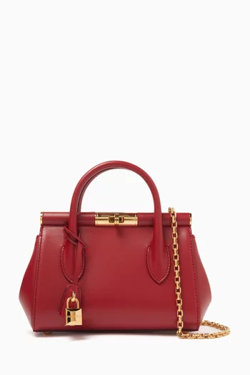 Mini Marlene Top-handle Bag in Calfskin