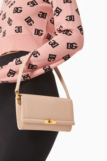 Marlene Wallet Shoulder Bag in Calf Leather