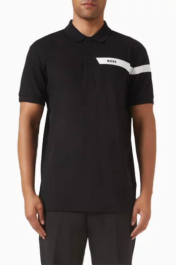 Active Paddy Polo Shirt in Cotton-blend Piqué