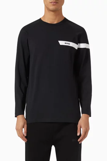 Logo Long-sleeve T-shirt in Cotton-jersey