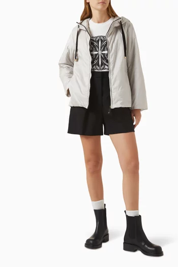 Greenh Water-repellent Jacket in Technical Canvas