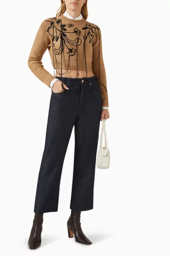 Lazise Embelllished Sweater in Wool Blend
