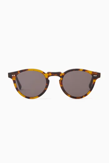 Forest Round Sunglasses in Bio-acetate