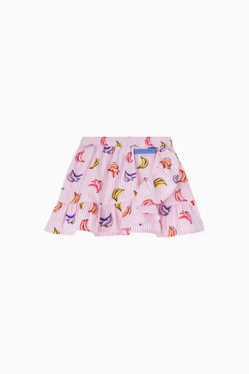 Bananas Mini Skirt in Cotton