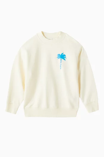 Palm Sweatshirt in cotton
