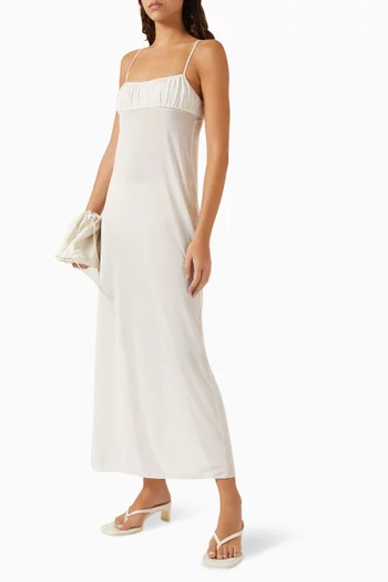 Fairy Semi-sheer Maxi Dress in Mesh
