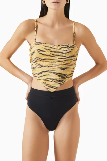 Scarf Top in Stretch ECONYL®