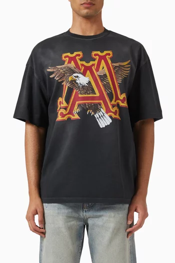 Vintage MA Eagle Oversized T-shirt in Cotton