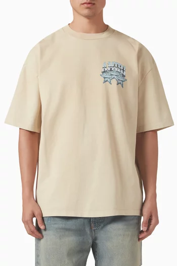 Championship Logo-print T-shirt in Cotton