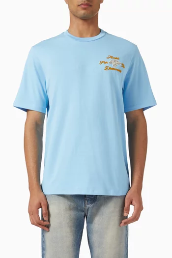 Embroidered Dreamers T-shirt in Cotton