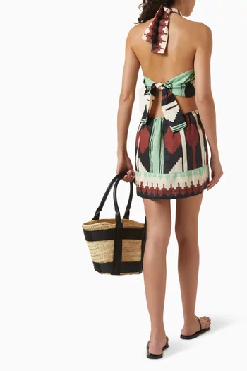 Tide Strength Mini Dress in Linen