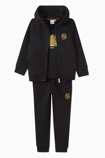 Printed Slim-fit T-shirt in Jersey