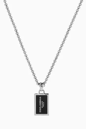 Enamelled Logo Necklace