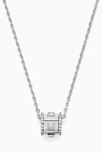 Life Diamonds Necklace in 18kt White Gold